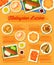 Malaysian cuisine restaurant meals menu page