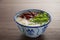 Malaysian desserts called Cendol .Cendol is made from crushed ice cubes