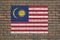 Malaysian flag on wall
