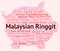 Malaysian Ringgit Shows Foreign Currency And Forex