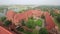 Malbork castle, aerial view from main tower