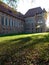 Malbork Castle Grounds in Late Afternoon