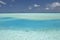 Maldives hammock in water