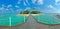 Maldives island Panorama