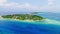 Maldives Islands Tropical Beach Aerial View 01