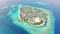 Maldives Islands Tropical Beach Aerial View 07