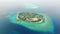 Maldives Islands Tropical Beach Aerial View 09