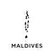 Maldives map icon vector trendy