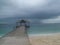 Maldives storm clouds