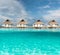 Maldives water bungalow