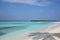 Maldivian white coral beach