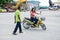 Maldivian women learn how to drive motorbike at driving school