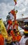 Male Acrobats at Karnataka Rajyotsava Parade, Mellahalli India.