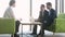 Male applicant and hr team employers disputing at job interview