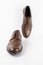 Male brown shoes leather