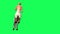 Male Centaur Half Horse Half Man on green screen