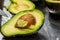 Male Chef Pealing Avocado for Wedding Meal