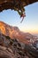 Male climber on overhanging rock