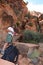 Male climber in Zion Park