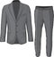 Male clothing suit coat and pants. Vector