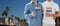 Male couple with gay pride flags in los angeles