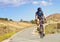 Male Cyclist on Road