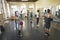 Male dancers stretching and exercising at Pro Danza Ballet dance studio and school , Cuba