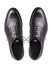 Male derby shoes on white background