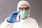 Male doctor with surgical mask