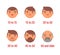 Male Faces Icons