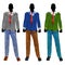 Male Fashion Mannequin Silhouettes