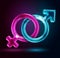 Male and female gender symbols