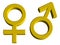 Male and Female Gender Symbols