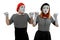 Male and female mimes