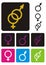 Male and female symbols