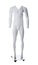 Male ghost mannequin with removable pieces isolated