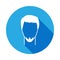 male hairs and beard styles icon with long shadow. Signs and symbols can be used for web, logo, mobile app, UI, UX