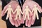 Male Hand Holding Human Figure Cutout