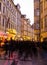 Male Namesti Street in Prague towards sunset