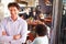 Male restaurant owner, portrait with arms crossed