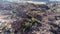 Male rock climber walking over a rocky mountain 4k