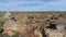 Male rock climber walking over a rocky mountain 4k