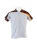 Male shirt template on the mannequin on white background