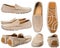 Male suede moccasins light coffee-colored