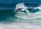 A male surfer enjoying ideal surf conditons on the Australian east coast.