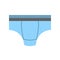 Male Swimming pant flat design vector icon