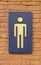 Male Toilet Sign.