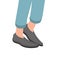 male trendy gray shoes vector design