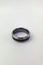 Male Tungsten Wedding Ring isolated in front of a white background