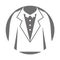 Male wedding dress icon